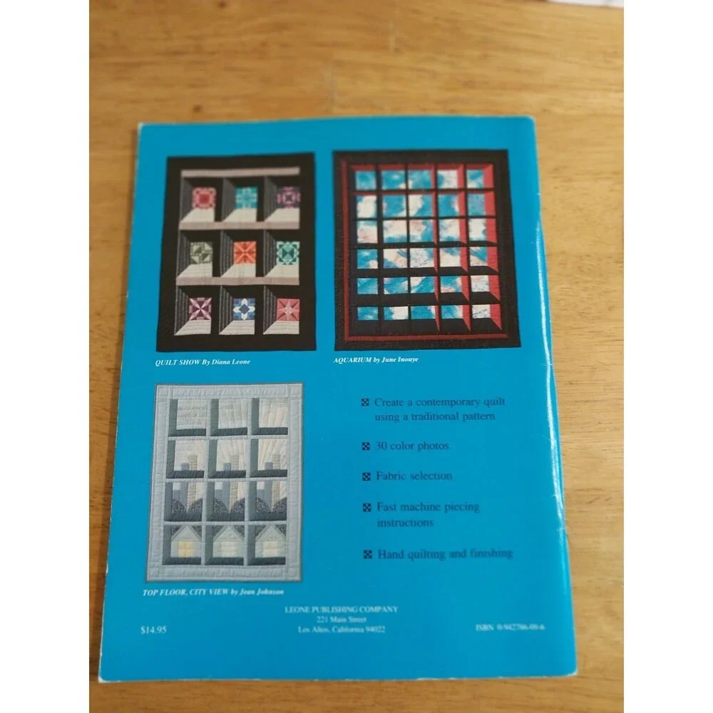 Attic Windows Quilting Patterns Illustrated Paperback Book Diana Leone 1988
